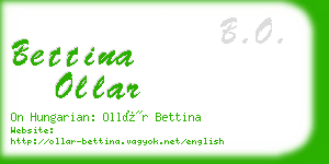 bettina ollar business card